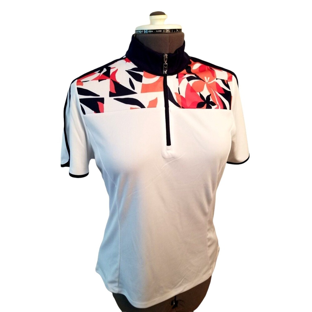 Callaway Opti-Dri Polo Golf Shirt Women's SIZE L  EU US Medium PIT to pit 23 in